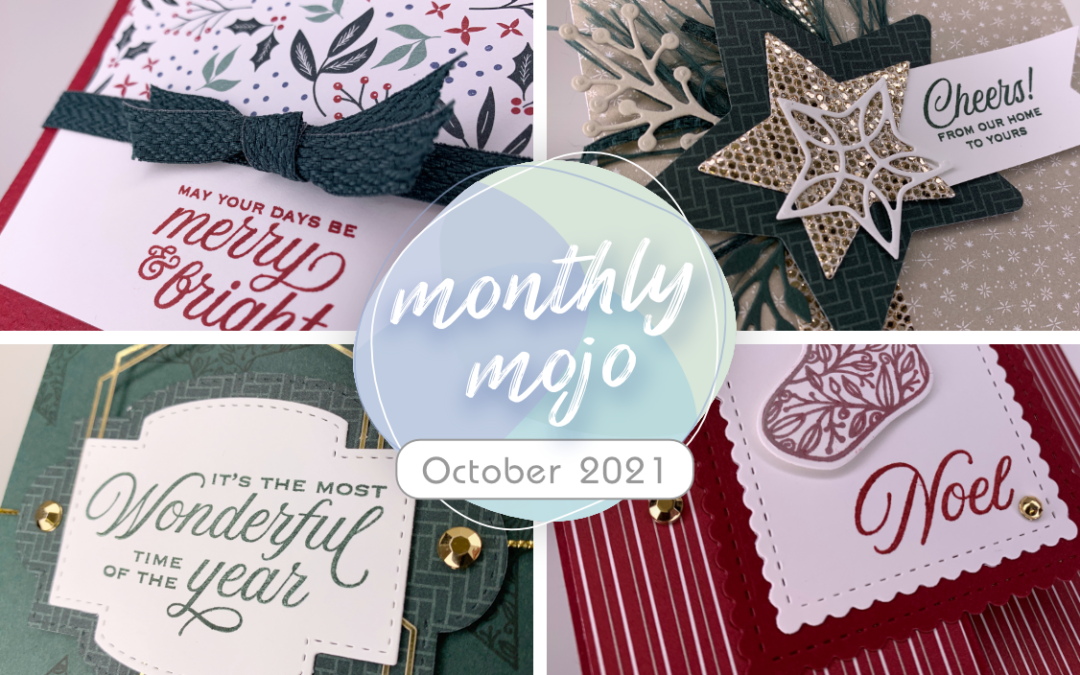 Monthly Mojo Card Class with Tidings of Christmas Suite