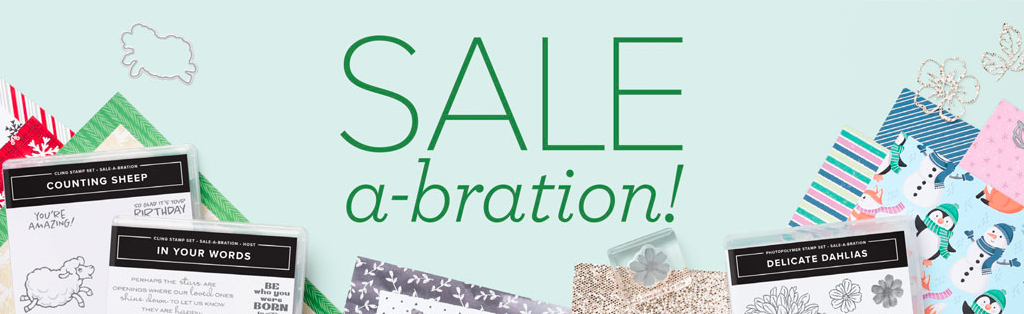 Sale-A-Bration promotional banner image