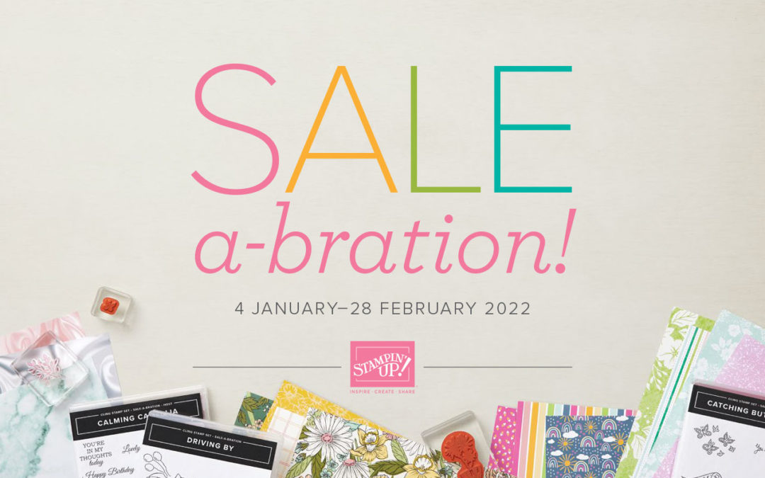 Get free Stampin’ Up! Goodies with Sale-A-Bration