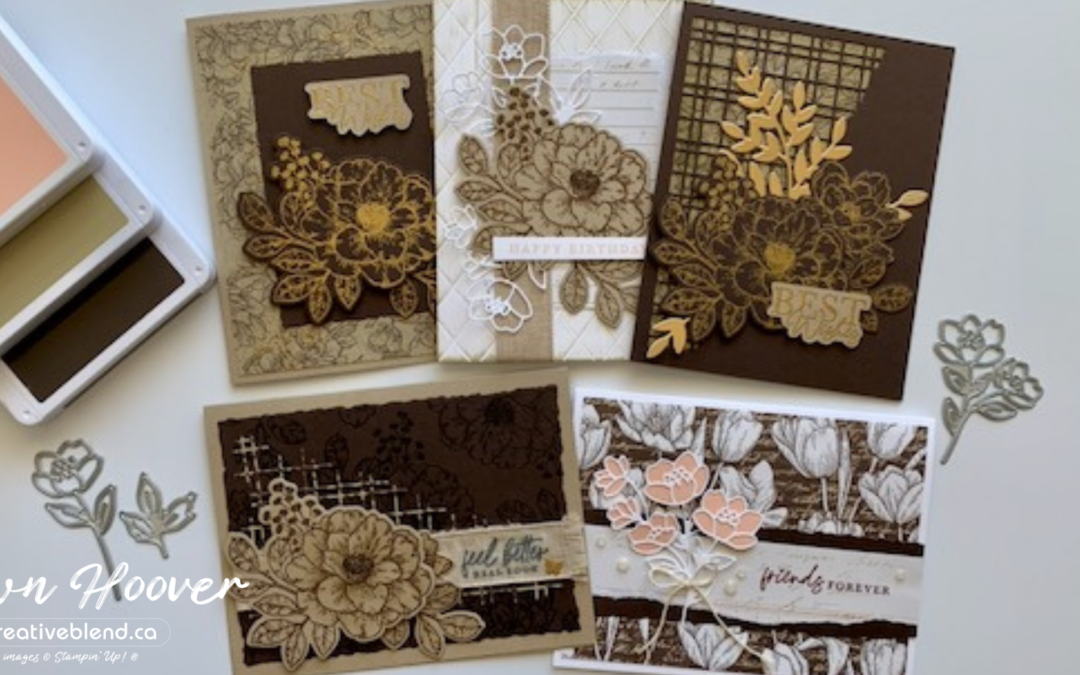 Card making inspiration using the Abigail Rose suite by Stampin’ Up!